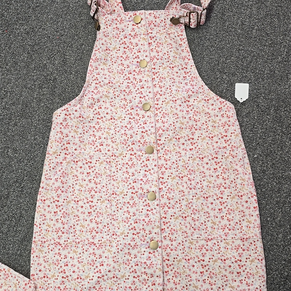 Pink Kids Overalls